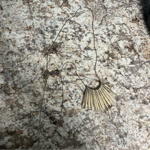 Gold necklace - long chain